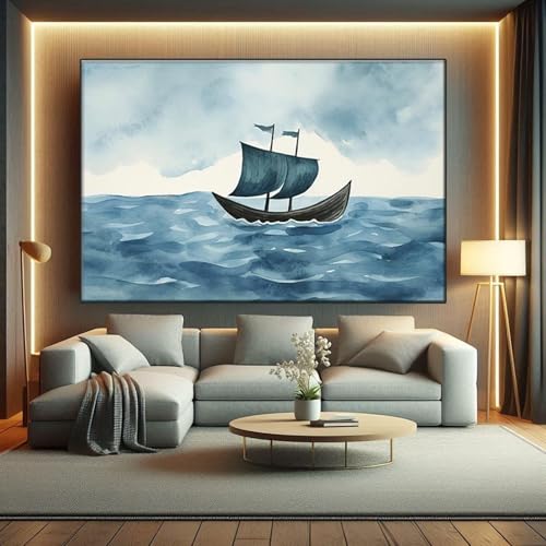 Paysage d'été et plage azur : une toile marine apaisante pour votre chambre