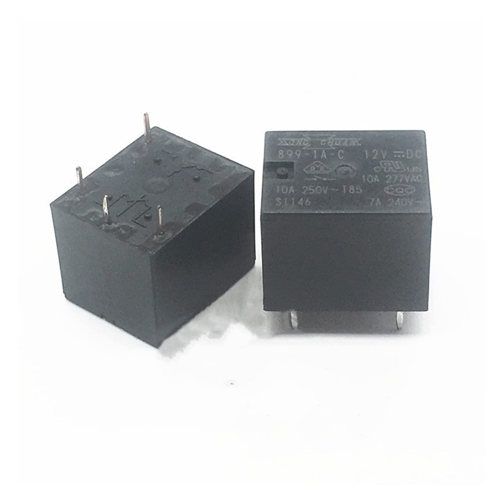 Relais 899-1A-C 24VDC Song Chuan lot de 20 pièces pour circuit imprimé
