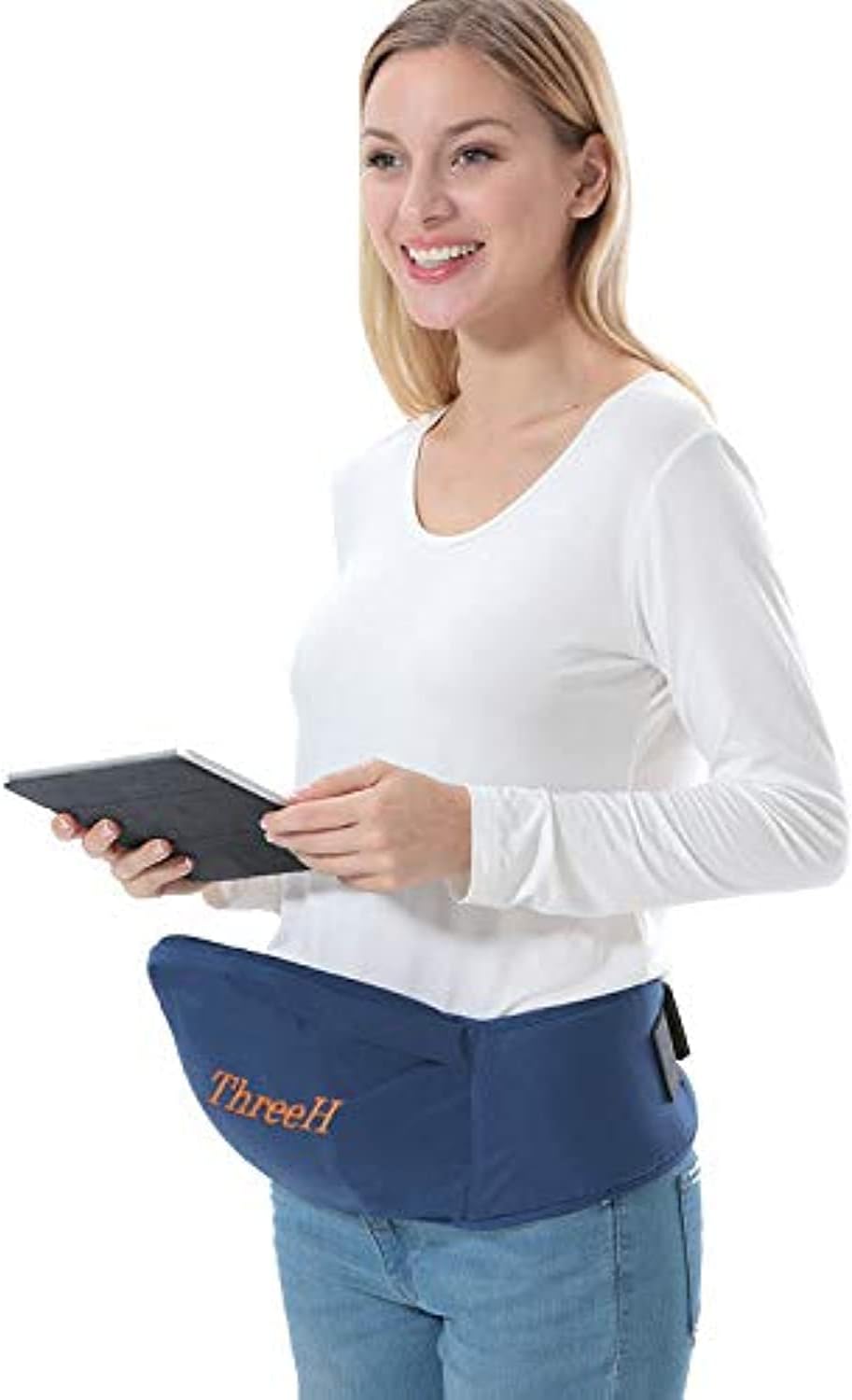 Baby Hip Seat Belt Carrier Toodler Waist Stool Seat Carrier (Blue)
