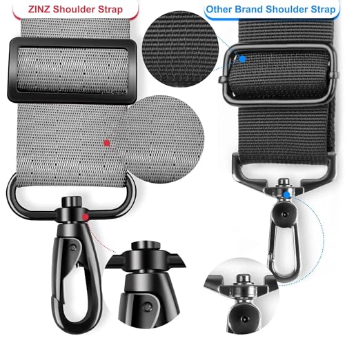 Image of ZINZ 74 inch Shoulder Strap with Fixed Pad and Dual Balanced Buckles,Butterfly