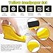 Mardatt 101Pcs Micro Sander Kit Includes Sand Paper 80 120 180 240 400 Grit and Detail Handle Sanding Tools, 3.5”x 1”Mini Detail Sander Hook and Loop Sandpaper for Wood Projects Crafts