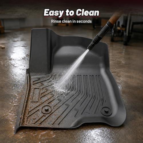 BDFHYK Floor Mats for Silverado/Sierra 1500 2019-2025, 2500/3500 2020-2025 by BDFHYK - Used condition - Image 9