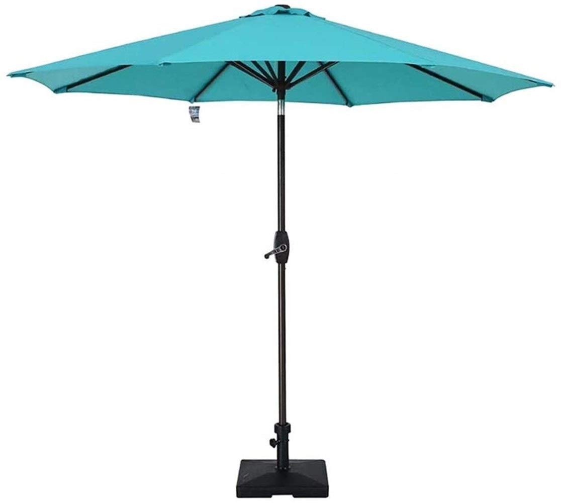 JOMRTS Outdoor Garden Parasols 7.5ft/2.25m Round Garden Parasol,Outdoor Umbrella Sun Shade for Patio/Beach/Pool Umbrellas with Crank and Tilt, Sunscreen UV50+