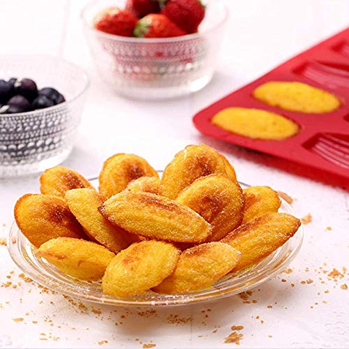 Amazon｜ミニ マドレーヌ型 20個取り シリコンモールド 貝型