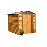 Grindi - Gartenhaus aus Metall, Wetterfest für Rad- & Gartengeräte, Geräteschuppen Mülltonnenbox Fahrradgarage Gartenhaus Gartenschrank - 4,6 m2, 195x236x209 - Arbor II