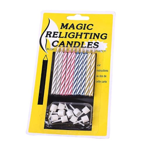 Gazocua Velas de cumpleaños que se reencienden - Velas mágicas para adultos | Suministros de fiesta, Artículos de broma divertidos para todos