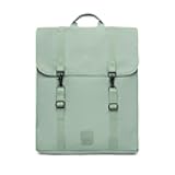 Lefrik - Handy Casual and Practical Laptop Backpack - 100% Recycled Fabric - Eco Friendly, Sage, L