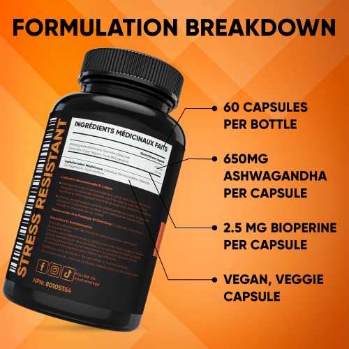 Organic-Ashwagandha-With-Black-Pepper-For-Improved-Absorption-Resistant-To-Stress-Increases-Energy-Levels-Supports-Memory-Enhancement-650MG-Ashwagandha-Per-Capsule-60-Capsules