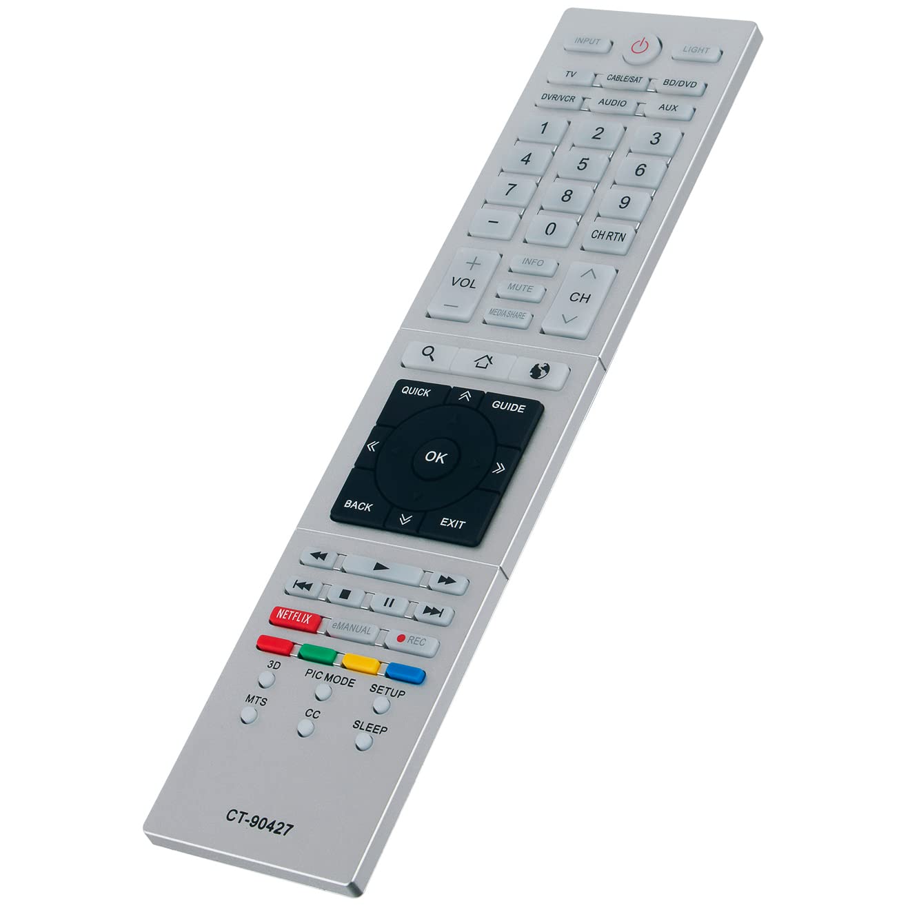 ALLIMITY CT-90405 75028483 Telecomando Sostituisci per Full HD Smart 3D LED TV 55XL975G 47XL975G 47VL963G 46TL966G 40TL938F 40TL933F 32TL933 55VL963 42VL963G 40TL968 47YL985G 47WL968B 40TL966