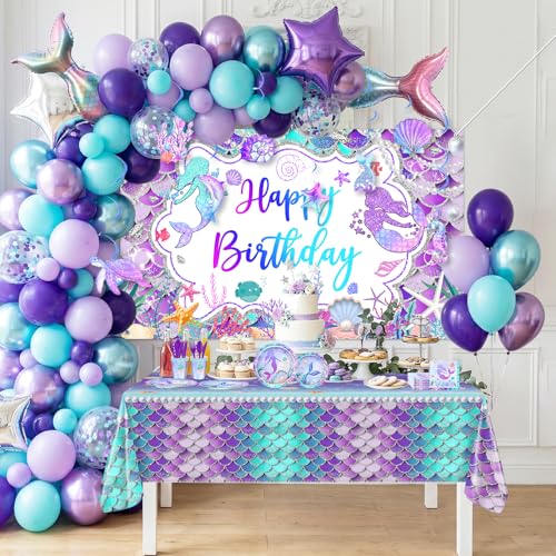 30% Off Avezano Mermaid Party Supplies Kit - 321 PCS - Image 2