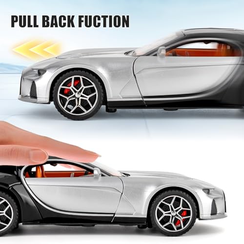 Carro de Juguete 1:32 Bugatti Atlantic con Sonido y Luces miniatura 6