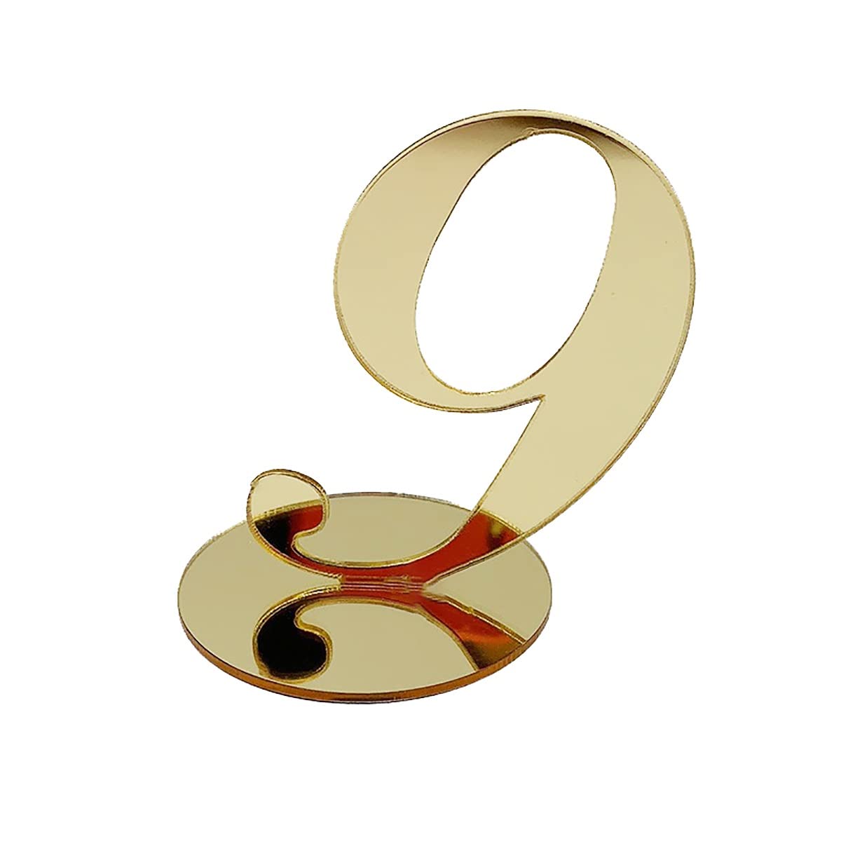 GTHTUHFD Table Numbers 1-30, Acrylic Place Cards With Base, Mirror Gold Wtable Numbers Cards For Weddings Marriage Anniversary Events Party/1 To 30
