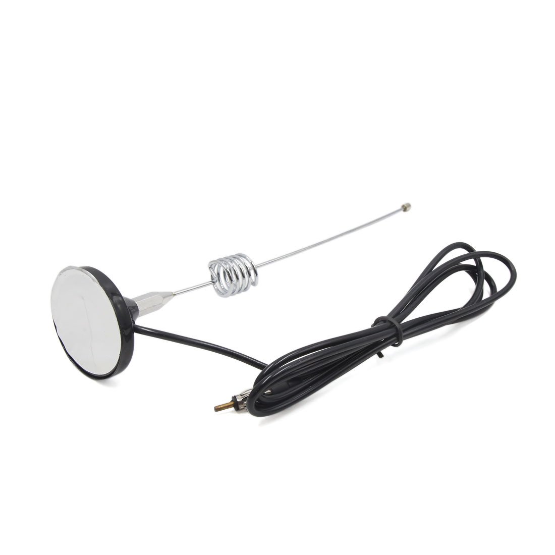 sourcing map Universal Magnetic Base Car Rear Trunk Mounting AM FM Radio Signal Antenna Aerial, Black,Silver Tone, 36 x 10.5 x 7.5 cm - Image 2