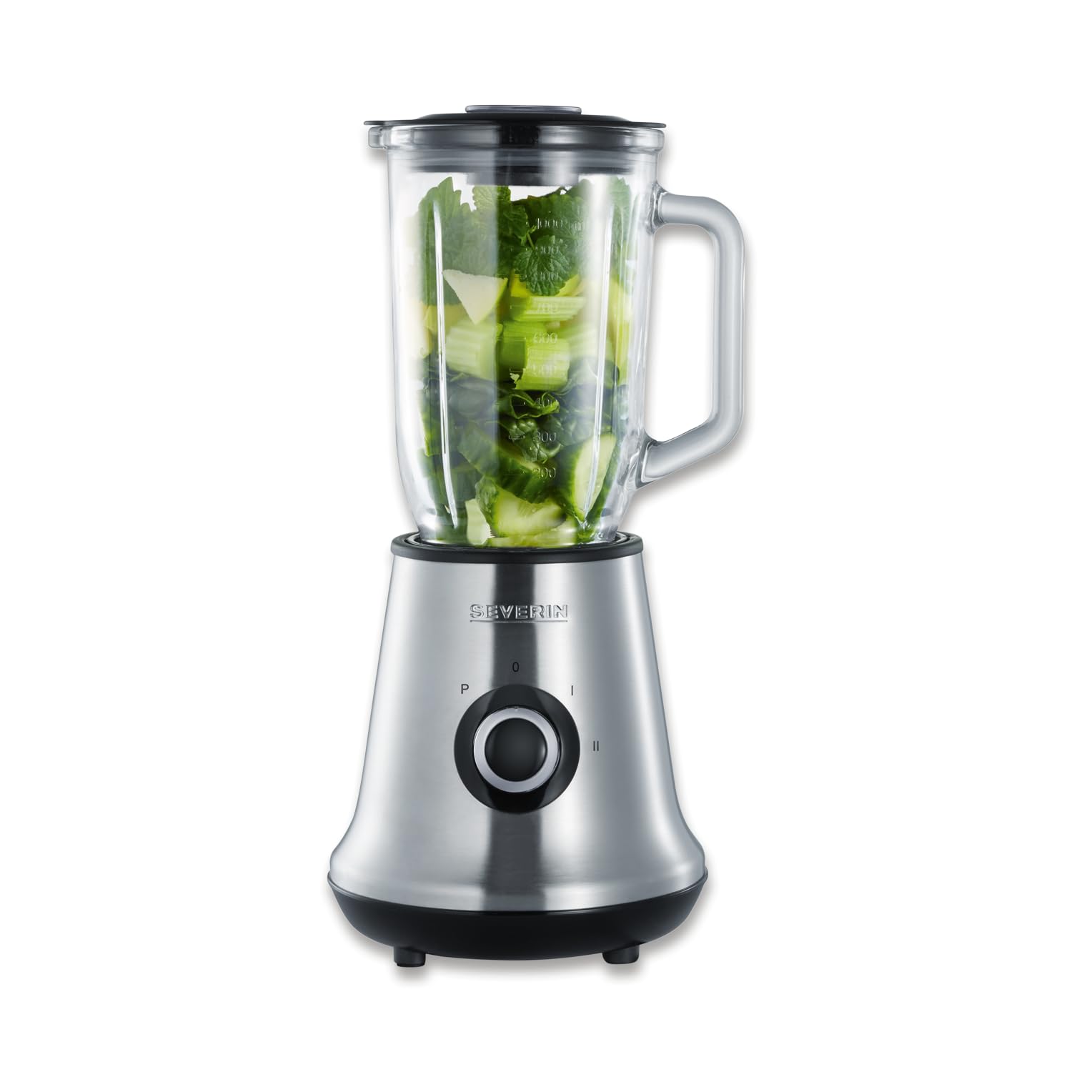 Severin Blender do dzbanka o mocy 550 W SM 3734, szczotkowana stal nierdzewna, czarny