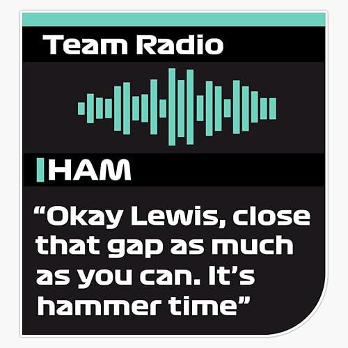 Lewis Hamilton It'S Hammer Time Board - Calcomanía de vinilo para parachoques (5 pulgadas) disponible en Yaxa Costa Rica