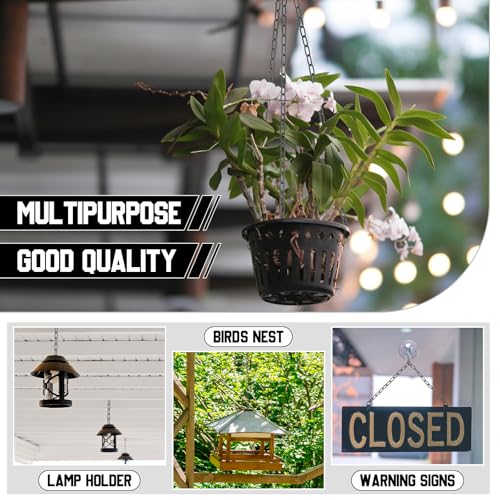 Image of Yaocom 1 /12 inch Chandelier Chain 100 ft Metal Hanging Chains Fixture Chain Decorative Chain Light Duty Chain Utility Chains for Hanging Plants, Basket, Light Fixture, Chandelier, Lamp