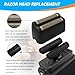 HaeKap Latest Version Shaver Replacement Foil and Cutters for Ba-Byliss PRO Double FXFS2 Metal shaver foil replacement, Matte Black