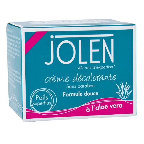 Jolen Crème décolorante, formule douce, à l'aloe vera - Le pot de 125ml Cover