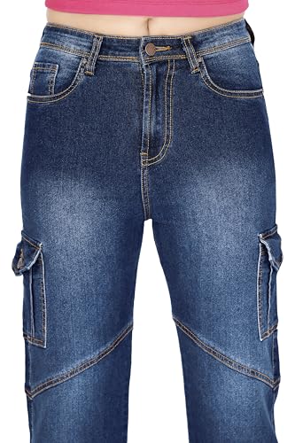 Image of TWGE - Women's Mid Rise Straight Fit Pants - Relaxed Fit Cotton Trousers with Drawstring Waist - Lightweight Everyday Wear