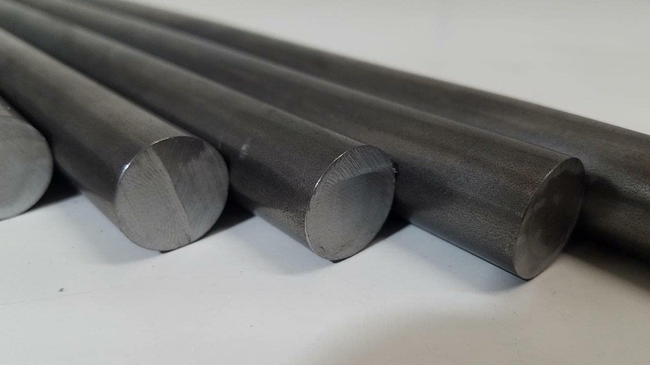 52100 Alloy Steel, 3/4" Round, 11-1/2" bar, Rod, Solid, Blacksmithing, Forging