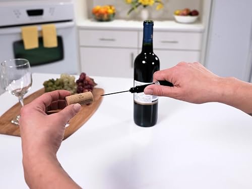 Miniatura 4 de Jokari Abrevino compacto de viaje con extracción de corcho y cortador de papel de aluminio integrado. Accesorio de vino sin esfuerzo para