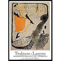 Amazon.co.jp: ポスター アンリ ド トゥールーズ ロートレック Jane