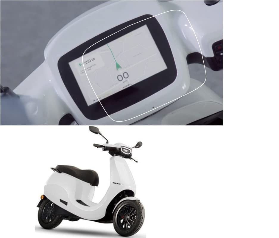 Screen Guard for OLA S1 / S1 Pro / S1 Air EV Scooter | 7-Inch Digital Cluster Protector | Scratch Resistant | Anti-Fingerprint | [Not Tempered Glass]