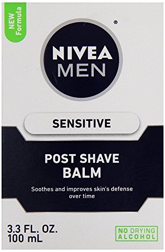 NIVEA FOR MEN Sensitive Post Shave Balm 3.30 oz (Pack of 5)