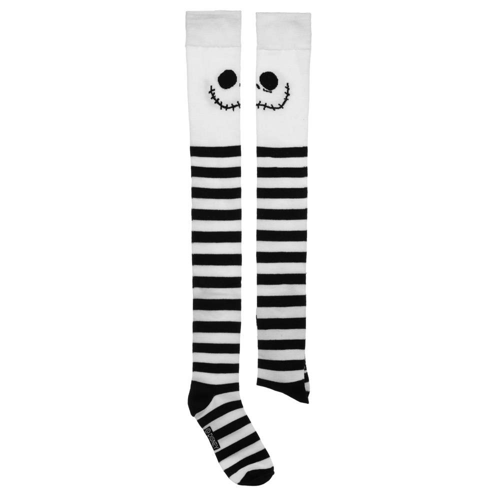 Jack Skellington Nightmare Before Christmas Thigh High Socks Nightmare