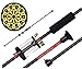 G8DS Set: Zerlegbares Sport ALU Präzisions Blasrohr + 12 Dart Pfeile 100 cm + Dartscheibe