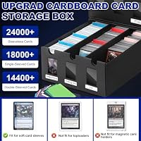 HIMOMO Sammelkarten Box für 24000+ Trading Card, Karten Aufbewahrungsbox mit 72 Kartenteiler, Doppelseitiges Tape und Etiketten, Sammelkarten Aufbewahrungsbox für TCG, MTG, PTCG, Sports Karten – Ansicht 3