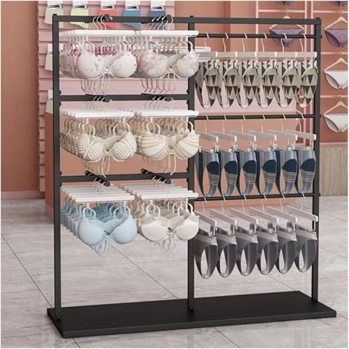Percheros, expositores de ropa interior, expositores de ropa independientes para tiendas de ropa, expositores de ropa interior al por menor, estantes comerciales