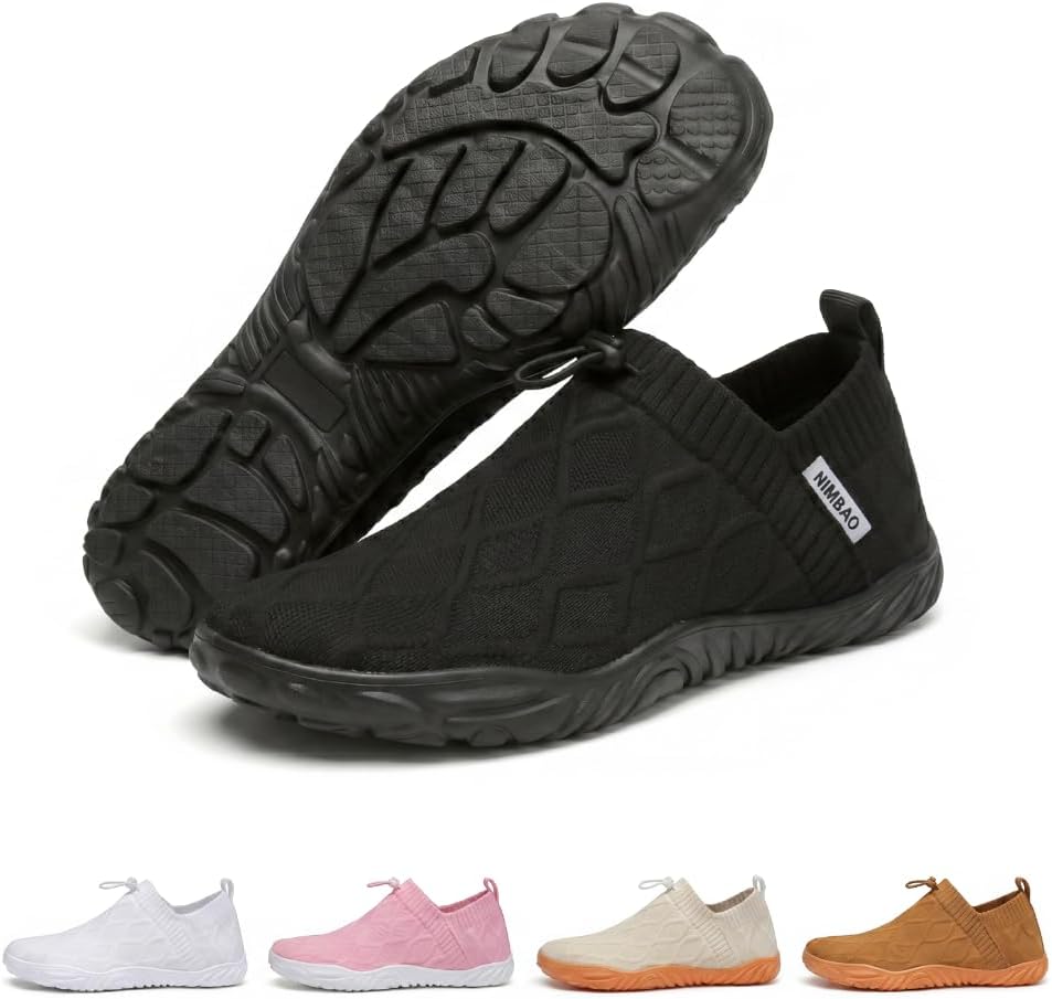 Barefoot Shoes Women & Men – Cloud Walk – Zero Drop Sole - Wide Toe Box - Breathable Knit - Natural Alignment – All-Day Barefoot Comfort with Style