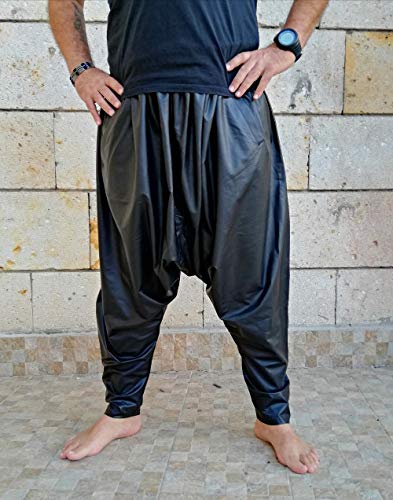 leather harem pants