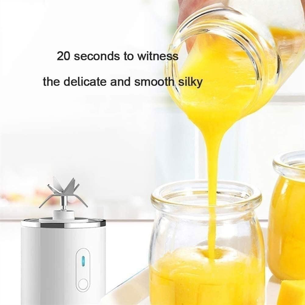 Portable Blender, USB Rechargeable Personal Mixer for Smoothie and Shakes, Mini Blender with Six Blades, Perfect for Baby Food, Travel, Gym (Size : 1)