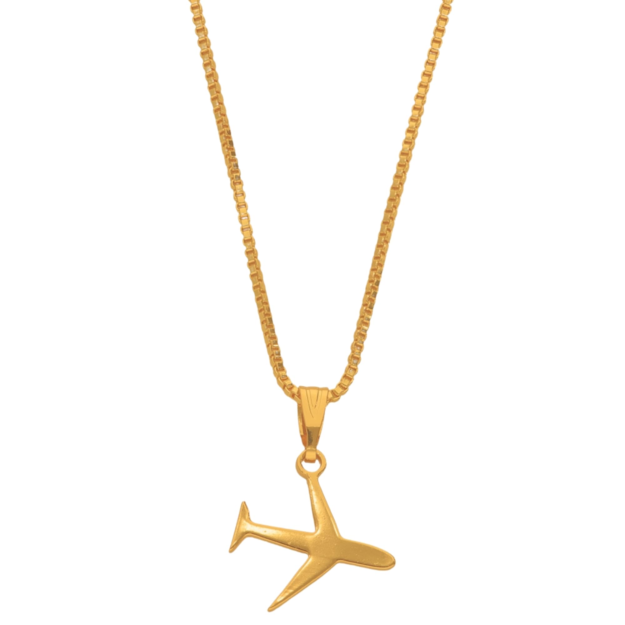 Airplane Travel Necklace for Women | Gold plated Jewellery Accessories for Women & Girl | Gift for Girlfriend, Wife, Valentine, Anniversary & Birthday | Stylish design-image-4