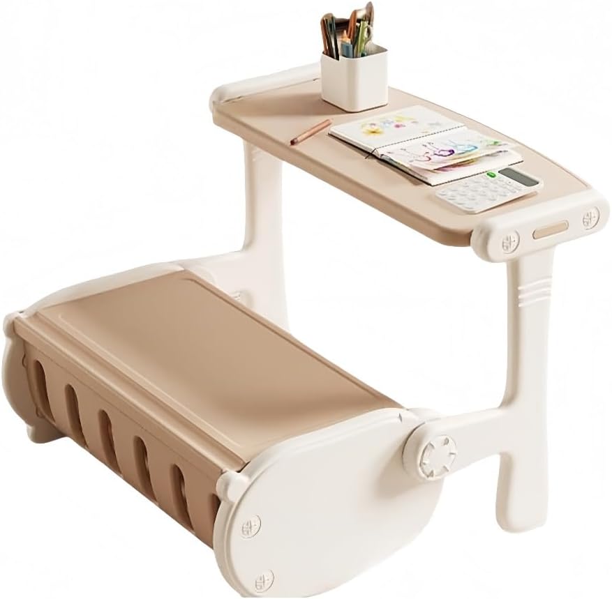 Danussiテーブルと椅子のセット、 子供用 学習 お絵描き 多機能、収納可能、家庭用、落書き、書き込みに適しています セット 入