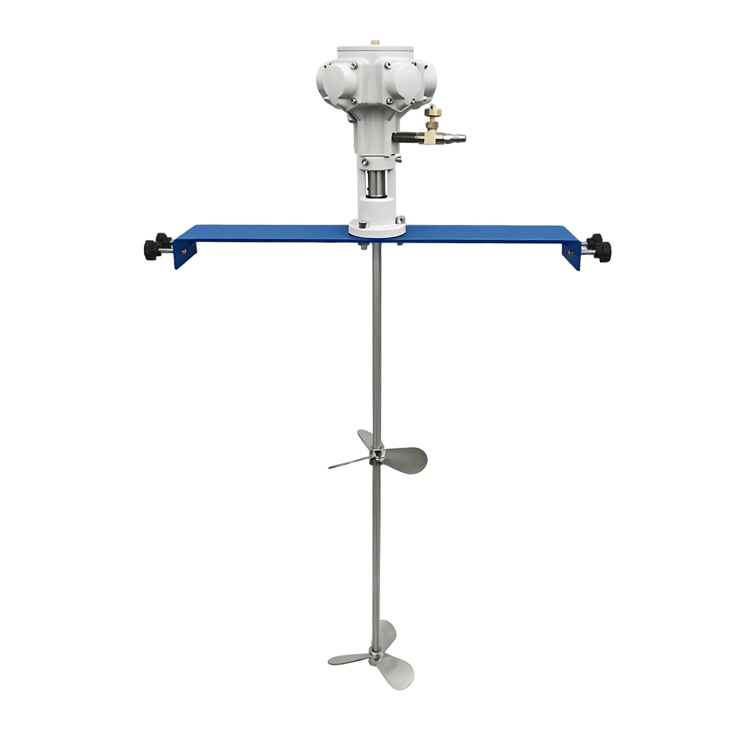 QIUNAOZI Pneumatic Paint Mixer, Barrel Special Air Agitators, 0.25HP/0.5HP/0.75HP/1HP, with Stepless Speed Regulation, Stainless Steel Rod, Suitable for Mixing Spray Paints, Coatings 100Gallons