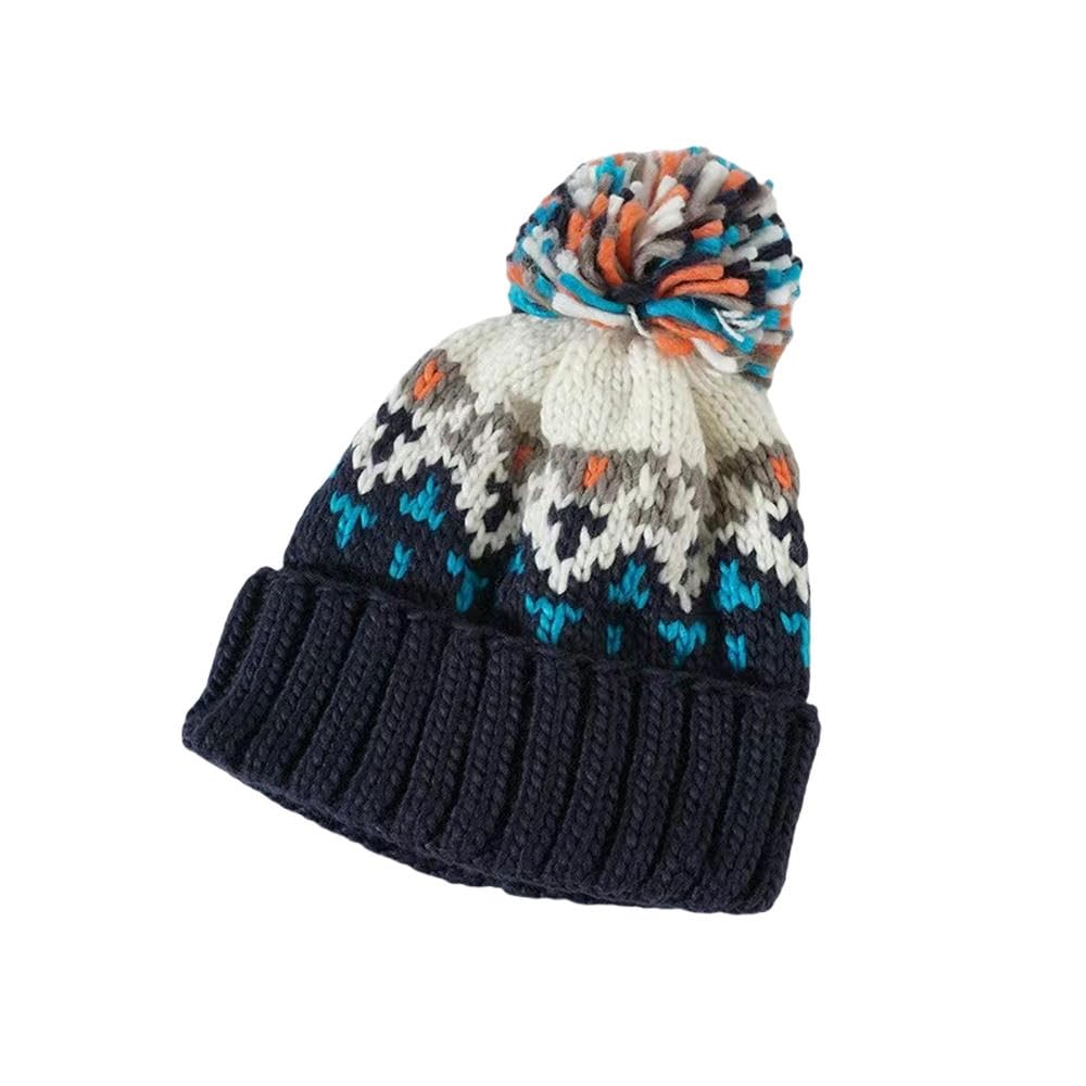 Czapki dla kobiet zimowa dzianinowa czapka beanie z pomponem vintage ciepła czapka dla kobiet miękka elastyczna czapka narciarska
