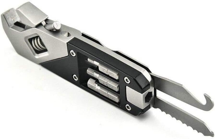 ArtisanShow Outdoor EDC Camping Gadget Adjustable Foldable Wrench EDC Multi Tool Wrench With Screwdriver Camping Equipment Multi-Function EDC Gadget Tools Portable Multitool Gift