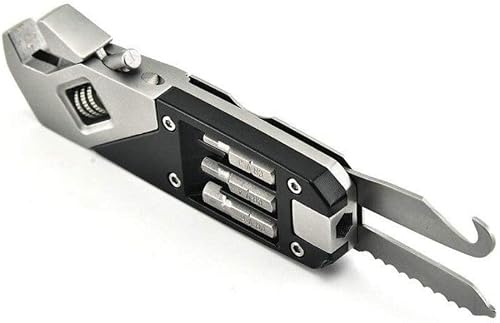 Artisanshow Outdoor Edc Camping Gadget Adjustable Foldable Wrench Edc Multi Tool Wrench With Screwdriver Camping Equipment Multi-Function Edc Gadget Tools Portable Multitool Gift #TOP1