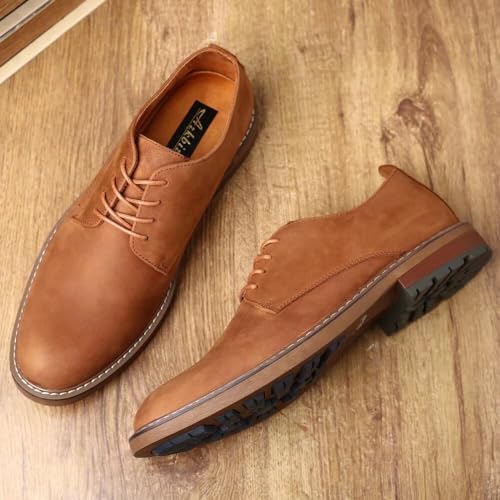 Image of Arkbird Mens Dress Shoes, Lace Up Leather Oxford