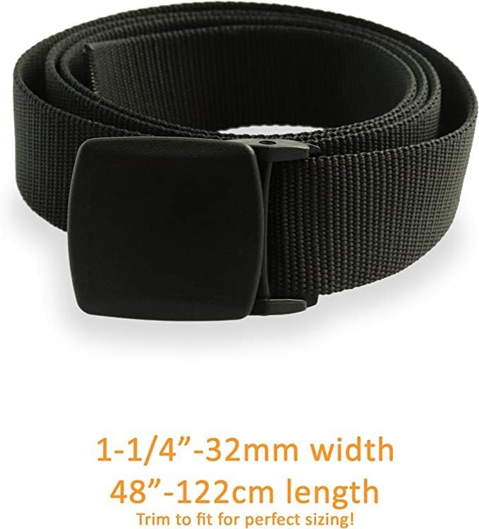Thomas Bates Trekker Web Belt with Detachable Polycarbonate Military Style Nylon4