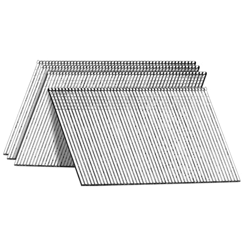 SITLDY 16 Gauge 20 Degree Angled Finish Nails 2.0" 1000-Pack Galvanized