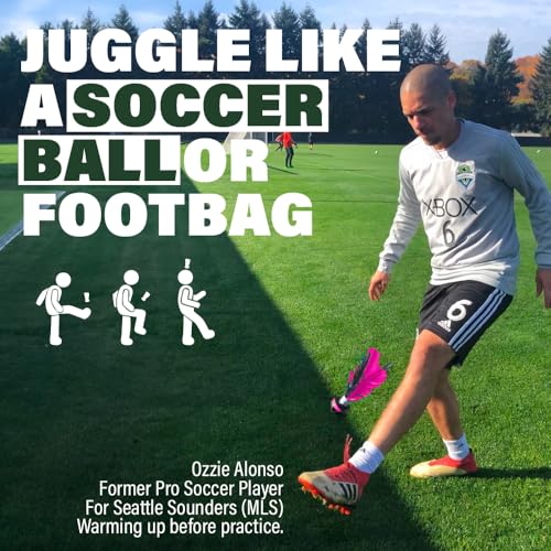 Image of Kickit | The Original Birdie Soccer PRO Trainer | Play Outdoors, Indoors or Backyard, Beach or Tailgate, All Ages Fun & Travel Friendly (Black & Red)