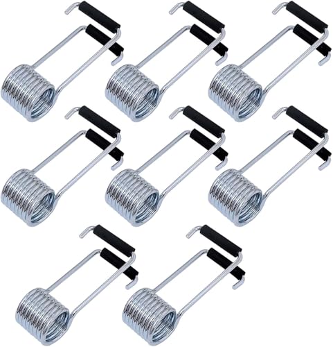 4 pezzi Chiudiporta universale a molla, molla a farfalla con fermaporta in gomma
