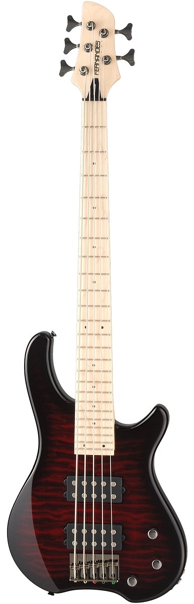 Amazon.co.jp: Fernandes Tremor 5X 5 String Electric Bass - Black 