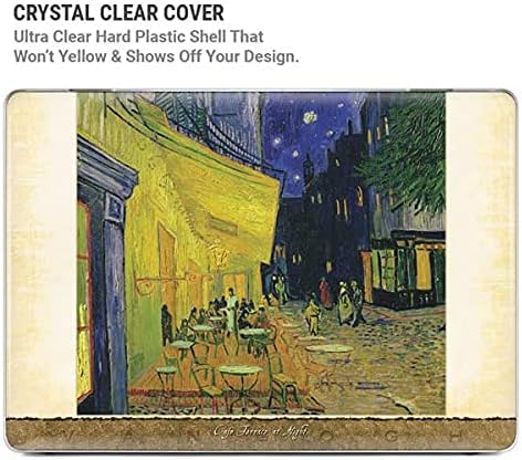 Skinit Case + Skin Compatible with MacBook Air 13in (2020) - Bridgeman Art Cafe Terrace at Night Design