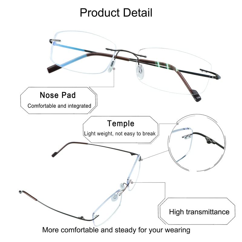 Image of YEIN Blue Light Blocking Glasses, Anti Eyestrain, TV Glasses for Women Men