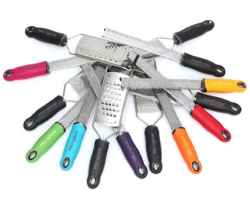 Microplane Reiben Sets - Reiben-Set 2 tlg. rot/schwarz - Premium Classic + Gourmet - feine + mittlere Schneide - 46120-45002